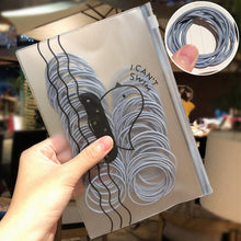 Load image into Gallery viewer, 50/100 Cái/bộ Bé Gái Nhiều Màu Sắc Nylon Nhỏ Thun Cột Tóc Trẻ Em Đuôi Ngựa Giá Đỡ Dây Cao Su Đầu Tóc Trẻ Em Phụ Kiện
