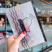 Load image into Gallery viewer, 50/100 Cái/bộ Bé Gái Nhiều Màu Sắc Nylon Nhỏ Thun Cột Tóc Trẻ Em Đuôi Ngựa Giá Đỡ Dây Cao Su Đầu Tóc Trẻ Em Phụ Kiện