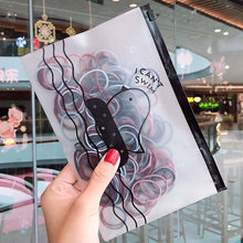 Load image into Gallery viewer, 50/100 Cái/bộ Bé Gái Nhiều Màu Sắc Nylon Nhỏ Thun Cột Tóc Trẻ Em Đuôi Ngựa Giá Đỡ Dây Cao Su Đầu Tóc Trẻ Em Phụ Kiện