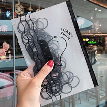 Load image into Gallery viewer, 50/100 Cái/bộ Bé Gái Nhiều Màu Sắc Nylon Nhỏ Thun Cột Tóc Trẻ Em Đuôi Ngựa Giá Đỡ Dây Cao Su Đầu Tóc Trẻ Em Phụ Kiện