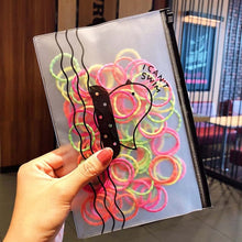 Load image into Gallery viewer, 50/100 Cái/bộ Bé Gái Nhiều Màu Sắc Nylon Nhỏ Thun Cột Tóc Trẻ Em Đuôi Ngựa Giá Đỡ Dây Cao Su Đầu Tóc Trẻ Em Phụ Kiện