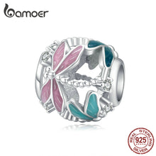 Load image into Gallery viewer, BAMOER Silver Charm Collection 925 Sterling Silver Dazzling CZ Beads fit Bracelets & Bangles Jewelry