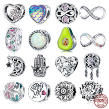 Load image into Gallery viewer, BAMOER Silver Charm Collection 925 Sterling Silver Dazzling CZ Beads fit Bracelets & Bangles Jewelry