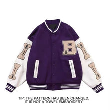 Load image into Gallery viewer, Harajuku Bomber Jackets Women Coat Men's Couple Baseball Jacket 2021 Autumn Unisex Boyfriend Style Varsity Hiphop Streetwear