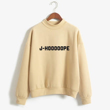 Chargez l'image dans la visionneuse de la galerie, Kpop sweatshirts Bangtan Boys clothes Fashion J-HOOOOOPE Letter Print Sweatshirt women Spring Autumn Teen Pink Tops