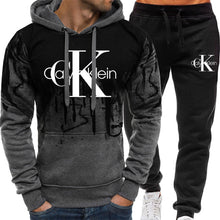 Chargez l'image dans la visionneuse de la galerie, Men's Winter Hoodie Sets Tracksuit Sportswear New Men Sweatshirt+Sweatpant Suit Fashion Brand Streetwear Pullover Clothes