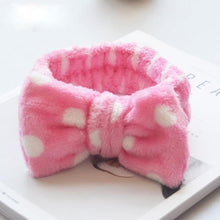 Chargez l'image dans la visionneuse de la galerie, New Letter "OMG" Coral Fleece Soft Bow Headbands for women Girls Cute Hair Holder Hairbands Hair Bands Headwear Hair Accessories