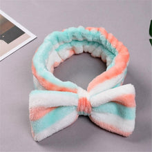 Chargez l'image dans la visionneuse de la galerie, New Letter "OMG" Coral Fleece Soft Bow Headbands for women Girls Cute Hair Holder Hairbands Hair Bands Headwear Hair Accessories