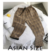 Chargez l'image dans la visionneuse de la galerie, Privathinker Men Women Korean Black Plaid Casual Pants 2020 Mens Streetwear Harem Pants Male Checkered Trousers Plus Size