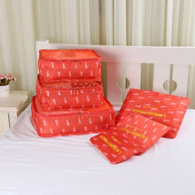 Chargez l'image dans la visionneuse de la galerie, RUPUTIN 6 unids/set de bolsas organizadoras de viaje para equipaje, proyecto impermeable, organizador de embalaje, bolsas de viaje, ropa, accesorios de viaje, bolsas