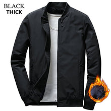 Chargez l'image dans la visionneuse de la galerie, Spring Autumn Jackets Men New Casual Solid Fashion Streetwear Thick Winter Jacket Mens Jaqueta Slim Fit Outwear High Quality 105