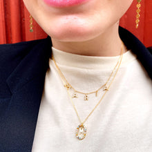 Load image into Gallery viewer, ANDYWEN 925 Sterling Silver Gold Letters A - Z  Initial M S C K Alphabet Pendente Long Chain Necklace Say My Name Fine Jewelry
