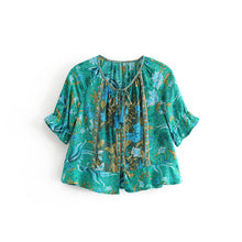 Load image into Gallery viewer, Boho Chic Vintage Phoenix Bird Print Lange Rok Vrouwen Nieuwe Casual Holiday Tassel Sjerpen Strand Rokken Vestidos De Verano
