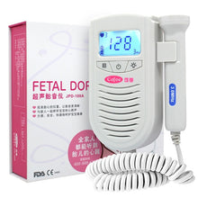 Load image into Gallery viewer, Cofoe Fetal Doppler Ultrasound Baby Heartbeat Detector Home Pregnant Doppler Baby Heart Rate Monitor Pocket Doppler monitor 3.0M
