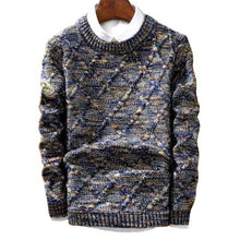 Load image into Gallery viewer, Drop shipping Brand Sweater MenBrand fashion Pullover Male O-Neck stripe Slim Fit Knitting fashion Sweaters Man Pullover
