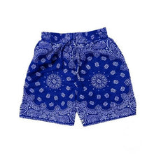 Load image into Gallery viewer, European And American New Cashew Flower Retro American Hip-Hop Popular Floral Straight Loose Beach Three-Point Shorts Men
