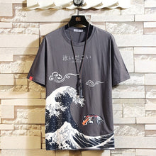 Load image into Gallery viewer, Funny Anime Print Oversized Men T Shirt Hip-Hop Cotton T-shirt O-neck Summer Japanese Male Causal Tshirts 5XL Fashion Loose Tees
