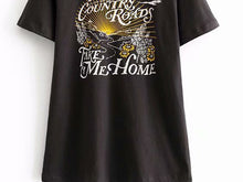 Chargez l&#39;image dans la visionneuse de la galerie, Jastie Vintage Graphic Tee Shirt O-Neck Short Sleeve Summer Tops Boho Chic Casual Women Top 2020 Clothing Female T shirts Blusa
