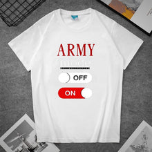 Chargez l&#39;image dans la visionneuse de la galerie, Kpop Bangtan Boys T Shirt A.R.M.Y Fans Support Group Creative Print tshirts Short-sleeve Pure Cotton Women Tops summer plus size
