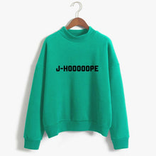 이미지를 갤러리 뷰어에 로드 , Kpop sweatshirts Bangtan Boys clothes Fashion J-HOOOOOPE Letter Print Sweatshirt women Spring Autumn Teen Pink Tops
