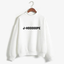 이미지를 갤러리 뷰어에 로드 , Kpop sweatshirts Bangtan Boys clothes Fashion J-HOOOOOPE Letter Print Sweatshirt women Spring Autumn Teen Pink Tops
