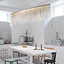 Chargez l&#39;image dans la visionneuse de la galerie, Luxury tassel aluminum chain Pendant Lights for bedroom living room lamps villa restaurant shop decorative art lamps
