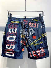 Chargez l&#39;image dans la visionneuse de la galerie, Man DSQ2 Summer Muscle Fitness Sports Shorts Men&#39;s Outdoor beach shorts Leisure Jogging Training Quick-Drying Printing Shorts
