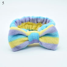 Load image into Gallery viewer, New Letter &quot;OMG&quot; Coral Fleece Soft Bow Headbands for women Girls Cute Hair Holder Hairbands Hair Bands Headwear Hair Accessories
