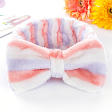 Load image into Gallery viewer, New Letter &quot;OMG&quot; Coral Fleece Soft Bow Headbands for women Girls Cute Hair Holder Hairbands Hair Bands Headwear Hair Accessories
