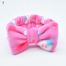 Load image into Gallery viewer, New Letter &quot;OMG&quot; Coral Fleece Soft Bow Headbands for women Girls Cute Hair Holder Hairbands Hair Bands Headwear Hair Accessories
