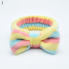 Load image into Gallery viewer, New Letter &quot;OMG&quot; Coral Fleece Soft Bow Headbands for women Girls Cute Hair Holder Hairbands Hair Bands Headwear Hair Accessories
