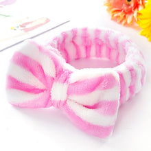 Load image into Gallery viewer, New Letter &quot;OMG&quot; Coral Fleece Soft Bow Headbands for women Girls Cute Hair Holder Hairbands Hair Bands Headwear Hair Accessories
