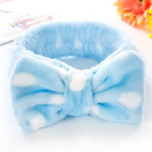 Load image into Gallery viewer, New Letter &quot;OMG&quot; Coral Fleece Soft Bow Headbands for women Girls Cute Hair Holder Hairbands Hair Bands Headwear Hair Accessories
