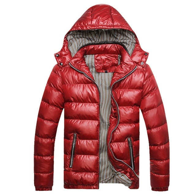 Naranjasabor 2020 casacos masculinos de inverno quente grosso jaquetas masculinas acolchoadas casuais com capuz parkas homens casacos de marca 5xl