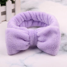 Chargez l&#39;image dans la visionneuse de la galerie, New Letter &quot;OMG&quot; Coral Fleece Soft Bow Headbands for women Girls Cute Hair Holder Hairbands Hair Bands Headwear Hair Accessories
