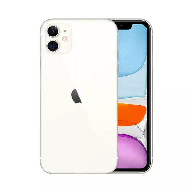 Original unlocked Apple iPhone 11  64GB/128GB/256GB  3110mAh dual 12MP camera A13 chip 6.1 inch LCD screen IOS smartphone LTE 4G