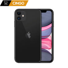 이미지를 갤러리 뷰어에 로드 , Original unlocked Apple iPhone 11  64GB/128GB/256GB  3110mAh dual 12MP camera A13 chip 6.1 inch LCD screen IOS smartphone LTE 4G
