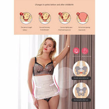 Load image into Gallery viewer, Pós-parto maternidade gravidez puerpera pelivis espartilho barriga cinto shapewear cintura treinamento bustiers cintura respirável espartilho
