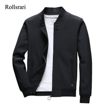 Load image into Gallery viewer, Spring Autumn Jackets Men New Casual Solid Fashion Streetwear Thick Winter Jacket Mens Jaqueta Slim Fit Outwear High Quality 105
