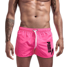 Chargez l&#39;image dans la visionneuse de la galerie, Summer Brand Men&#39;s Swimwear Shorts Printed Beachwear Sexy Swim Trunks Men Swimsuit Low Waist Breathable Beach Wear Surf 2021
