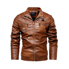 Load image into Gallery viewer, 2019 Men&#39;s Natural Real Leather Jacket Men Motorcycle Hip Hop Biker Winter Coat Men Warm Genuine Leather Jackets plus size 3XL
