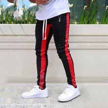 Load image into Gallery viewer, Jogging casual Hombre Pantalones de aptitud de los hombres ropa deportiva pantalones de chándal ajustados pantalones de chándal Pantalones negro gimnasios Jogger Pantalones
